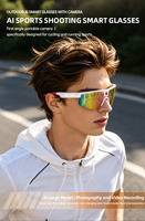 Gafas de Ciclismo Inteligentes con Cámara, Traducción por IA, Asistente de Voz, Grabación de Video 1080P, Audio Inalámbrico, Transferencia WiFi, OEM