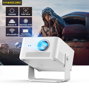 โปรเจคเตอร์พกพา 1100 ANSI Ultra Bright 1080P ระบบ Android 14 รองรับ 8K รุ่น HY450 WiFi 6 BT5.4 ลำโพงอัตโนมัติ 12W รับประกัน 1 ปี - Product Image 1