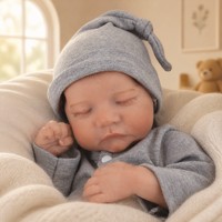 18 Zoll Lebensechte Reborn-Babypuppe aus Weichem Vinyl Realistische Neugeborenen-Puppe Spielzeug für Kinder Geschenk Großhandel Individuell Anpassbar