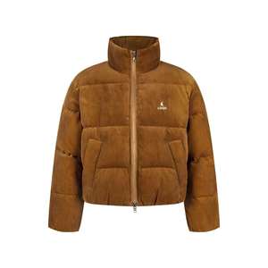 Veste d'hiver en velours côtelé de luxe de haute qualité pour femmes, manteaux courts en duvet, coupe-vent, chauds, doudoune pour hommes - Product Image 1