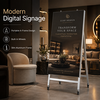 Écran LED pliable étanche P2.5 GOB pour intérieur avec taux de rafraîchissement élevé et luminosité élevée pour affichage numérique