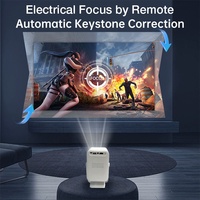 Mini-projecteur LCD Android portable le plus vendu de la Foire de Hong Kong 2026, compatible vidéo 4K 720P, projecteur intelligent