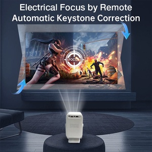 Mini-projecteur LCD Android portable le plus vendu de la Foire de Hong Kong 2026, compatible vidéo 4K 720P, projecteur intelligent - Product Image 4