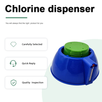 Distributeur de chlore flottant extérieur réglable pour piscines et spas Matériau en PVC PE et PP durable