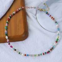 Collier élégant en perles de pierre de Shoushan, classique pour le quotidien, fait main, scintillant, ajustement confortable, surface très brillante, accessoire de fête