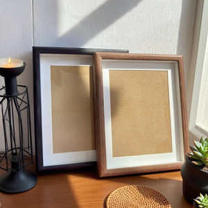 Cadre photo en résine, cadre mural pour affiche avec passe-partout pour <span class=keywords><strong>photos</strong></span> et œuvres d'<span class=keywords><strong>art</strong></span>, cadre photo moderne minimaliste pour la décoration de la maison - Product Image 6