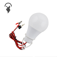 Ampoule led 12v dc 3w, bricolage fabriqué en chine, bon marché, clip de fil 1m avec intérieur
