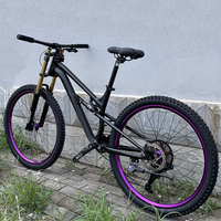 Meilleur Vélo VTT à Double Frein à Disque en Acier et Aluminium, 21 Vitesses, 27,5 Pouces, Suspension Intégrale, VTT de Montagne