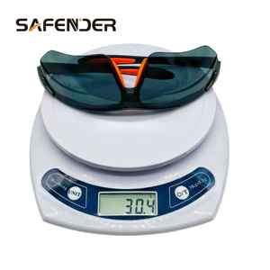 نظارات أمان Ansi Z87.1 Ce En166 متينة شفافة ملونة بطلاء مضاد للصدمات مع أجزاء - Product Image 3