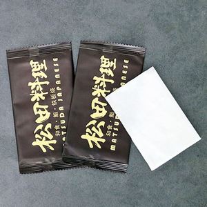 Paquete de Toallitas Húmedas de Limpieza con Logotipo Personalizado, Mini Toallitas Desechables No Tejidas Envueltas Individualmente para Restaurantes - Product Image 2