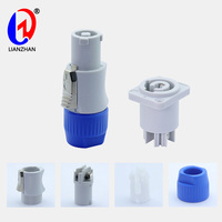 Bloqueable 20A 250V Powercon enchufe macho gris Panel solar Cable conector de alimentación