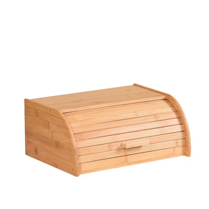 กล่องขนมปังไม้ไผ่ชางรง 30x20x15 ซม. พร้อมฝาปิด สำหรับเก็บของในครัว - Product Image 5