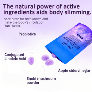 Suplemento de Marca Privada al por Mayor, Mezcla Sinérgica de Vinagre de Sidra de Manzana y Vitamina B6 en Gomitas Energéticas - Product Image 4