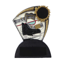 Fabricant de trophées de hockey Weivista, sculpture de joueur en résine, plaque personnalisée, champion de ligue, vente en gros