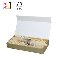 Boîte en carton rigide de luxe avec couvercle magnétique, conception de logo personnalisée en gros pour emballage cadeau, fermeture magnétique