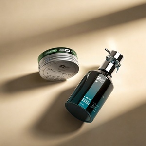 Ensemble de toilettage pour homme en aluminium brossé élégant : Boîte de cire capillaire premium avec bouchon à vis hermétique pour emballage cosmétique - Product Image 4