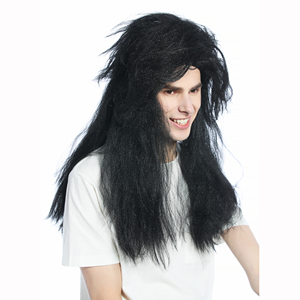 Peluca de <span class=keywords><strong>disfraz</strong></span> de Crazy Rocker de los años 90 para Carnaval y Celebración de <span class=keywords><strong>Halloween</strong></span> - Product Image 3