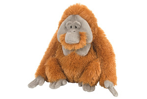 Set di Peluche Orangutan a Pelo Lungo, Scimmia Morbida Imbottita con Texture Unica e Pelosa, Cuscino Confortevole, Supporto Vendita all'Ingrosso - Product Image 3