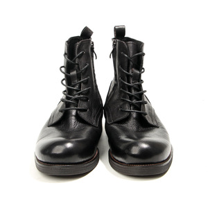 Bottes en cuir de style britannique pour hommes, marron foncé, en cuir de vachette pleine fleur, bottes de chevalier, bottes de chasse rétro à la mode, faites à la main, effet vieilli - Product Image 4