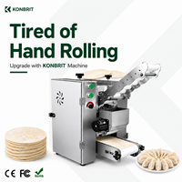 Machine à faire des roti et des tortillas de qualité alimentaire avec diamètre réglable pour restaurant et usine