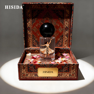 ขวดน้ำหอมแก้วใสพกพาดีไซน์ใหม่หรูหรา ขนาดเล็ก 15 มล. 20 มล. 30 มล. ทรงกระบอก พร้อมกล่องบรรจุภัณฑ์ - Product Image 3