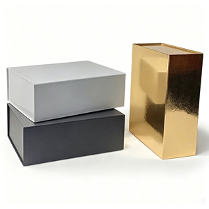 Luxury <b>Magnetic</b> Foldable Gift <b>Box</b> Cardboard Gift <b>Box</b> with Double-sided Tape for Gifts Crafts Packaging - Product Image 4