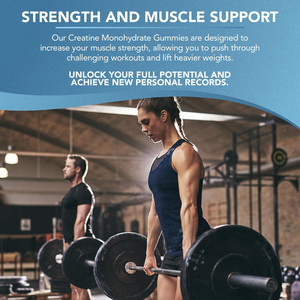 Oli קריאטין monohydrate gummies שריר חיזוק ויטמין B12-Boost ביצועים אנרגיה שריר צמיחה בוגר חלאל/כשר - Product Image 6