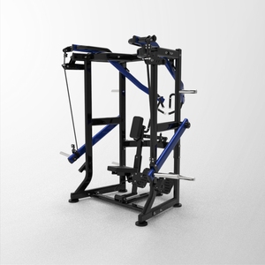 Machine de Rameur à Double Rail en Acier pour Rangement en Rangée, à Charge par Plaques, Réglable, pour Entraînement de <span class=keywords><strong>Dos</strong></span> et Bras, Musculation et Fitness - Product Image 2