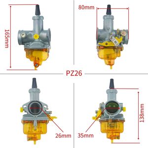 컬러 PZ26 PZ27 PZ30 혼 다 CB125 XL125S TRX250 250EX CRF100 XR125 Cg125 Tmx155 Akt150 Cg200 Trx200 Xr150 오토바이 기화기 - Product Image 4