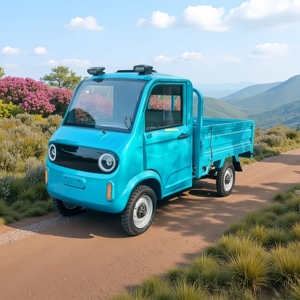 Vehículo chino de nueva energía, camioneta <span class=keywords><strong>el</strong></span>éctrica de larga duración con batería de 60V, Buggy de carga de transporte de bajo costo - Product Image 5