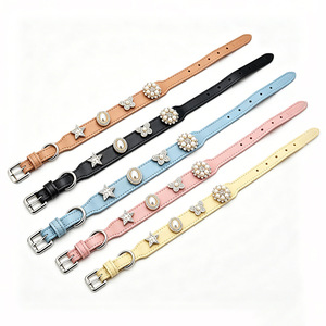 PU Pet <b>Collar</b> Traction Rope Set Diamond Accessories <b>Dog</b> <b>Collar</b> Pickup Bag - Product Image 3