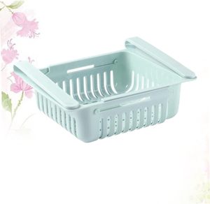 Cesta de Almacenamiento Rectangular Retráctil de Plástico PP para Cocina Moderna, Ecológica y a Prueba de Polvo para Alimentos en el Refrigerador - Product Image 5