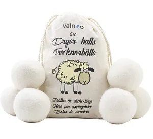 7cm natural eco friendly Washing Machine Laundry Clean Ball 100% Wool softener wool felt dryer balls