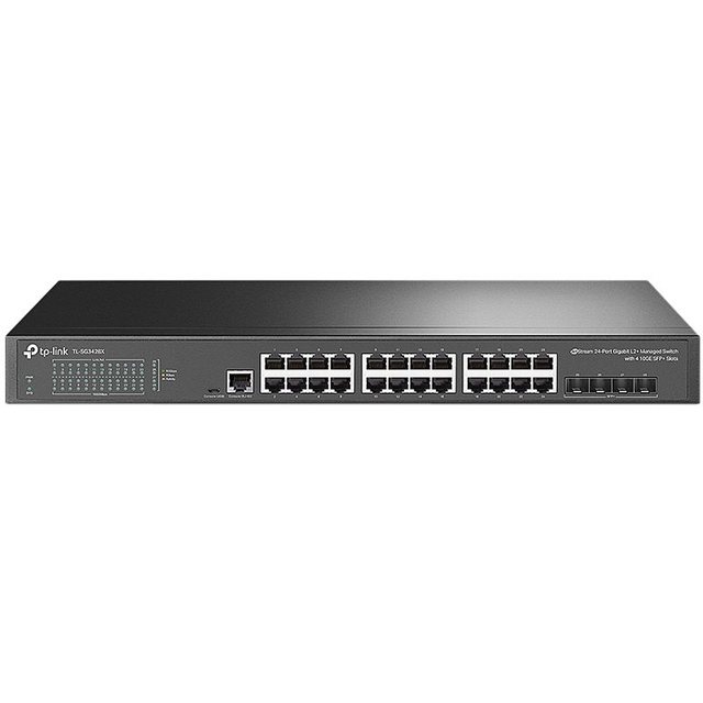 TP-Link 24-Port 10 Gigabit Managed Switch Gigabit Ethernet/SFP PortsTL-SG3428 TL-SG3428X TL-SG3428MP TL-SG3428XMP