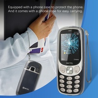 3310 Slim, Desbloqueado de Fábrica, Venta al Por Mayor, Original, Simple, 2G, Clásico, Teléfono Móvil con Teclado Qwerty, Doble SIM, Francés, Español, Alemán