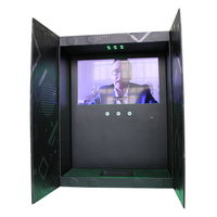 Boîte de présentation de trophée vidéo de luxe personnalisée avec écran LCD et lecteur