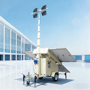 Solar <strong>Lighthouse</strong> <strong>Light</strong> Adjustable and Movable White, Suitable for Landscape Gardens, Emergency Rescue, and Construction Sites - Product Image 6