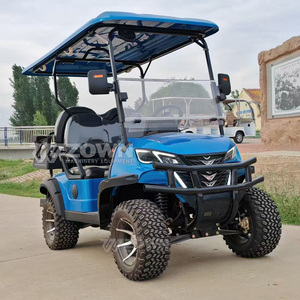 Carrito de Golf Utilitario Pequeño con Neumáticos Todoterreno Extra Grandes, Ideal para Transporte en Granjas y Campos de Golf - Product Image 4