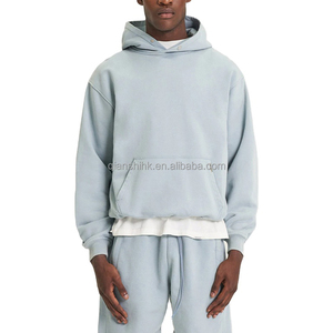 Sudaderas con capucha personalizadas de alta calidad 100% algodón French Terry Fleece Sudadera con capucha en blanco Essentials Heavyweight Oversized Unisex 600 GSM - Product Image 2