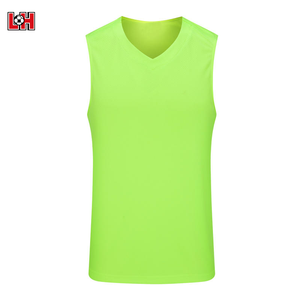 بيع بالجملة مخصص تنفس سريع التجفيف شبكة قابل للتعديل V-الرقبة فريق كرة السلة سترة - Product Image 1