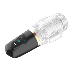 เครื่องสั่นแบบดูดกระตุ้นอวัยวะเพศชายแบบใส ใช้พอร์ต USB สำหรับผู้ใหญ่  นวดด้วยอนุภาคโปร่งใส กันน้ำได้ 100% - Product Image 2