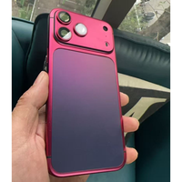 DIY OEM Vente en gros Populaire Dubaï Cadre arrière de téléphone de luxe coloré Électroplaqué Boîtier de téléphone pour iPhone 17 Pro Max