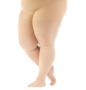 Hot bán y tế thả pantyhose cô gái lớn cộng với tùy chỉnh OEM mô hình rắn XXXL xxxxxxxl 20-30mmHg - Product Image 1