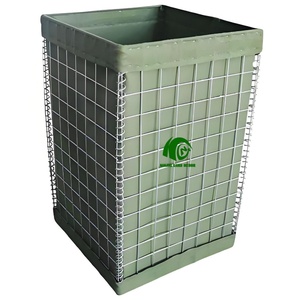 Jaula de Barrera Hesco de Arena Galvanizada con Revestimiento de Geotextil No Tejido, Retardante de Llama y Resistente a los Rayos UV para Muros de Contención de Inundaciones - Product Image 1