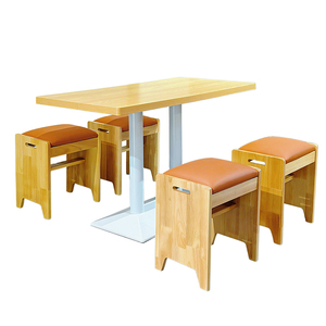 Muebles Comerciales Personalizados de Cuero PU Ecológico, Sillas y Mesas para Escuelas, Cadenas de Comida Rápida, Restaurantes de Fideos, <span class=keywords><strong>Lanzhou</strong></span> Ramen - Product Image 6