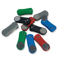 Métal Switchblade Pitch Fourche Outil Magnétique Réparation Golf Accessoires Balle Marqueur Golf Divot Outil