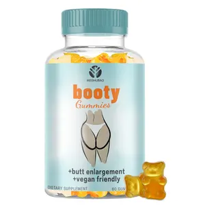 Gummies d'élargissement des fesses de marque privée élargissement des fesses et des hanches sans sucre pectine gommeuse naturelle bbl gummies