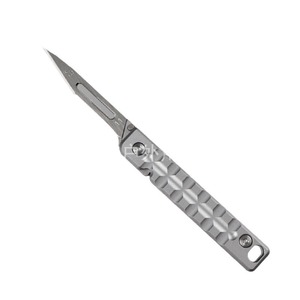 Gedo folding No. 11 surgical blade, Micarta paper cutter, portable <b>letter</b> opener, sharp <b>box</b> opener, EDC knife - Product Image 1