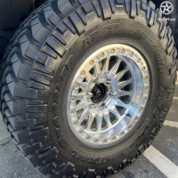 Rines Monoblock Forjados DW de 17, 18 y 20 Pulgadas, 8 Birlos, Beadlock Real, Cromados, de Aleación de Aluminio Forjado para Ram 2500 3500, Rines Todoterreno para Camioneta