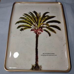 Futeng ถาดกลิ้งโลหะดีบุก38x29xs5cm ขนาดเล็กถาดกลิ้งยาสูบโลหะอุปกรณ์เสริมสำหรับการสูบบุหรี่ - Product Image 1